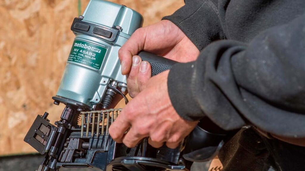 Pistola metabo para roofing