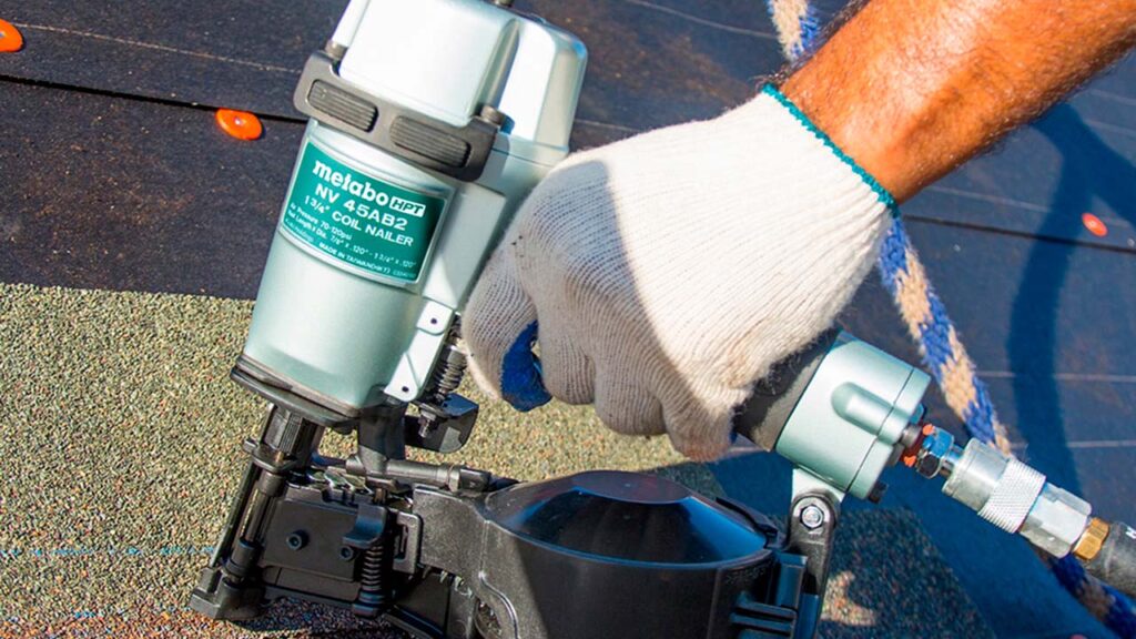 Pistola para Roofing Metabo HPT NV45AB2